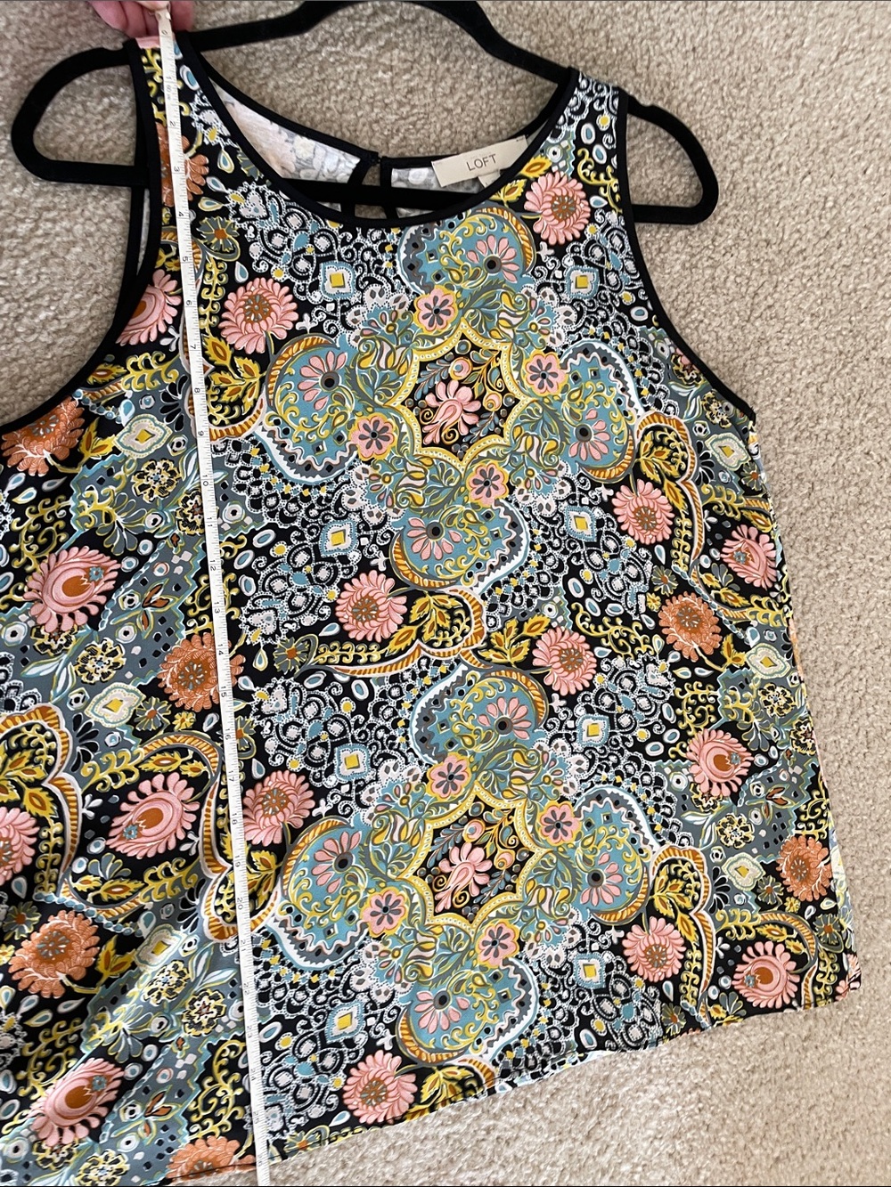 Size L Set of 2 sleeveless tops Talbots and Loft - Picture 10 of 10